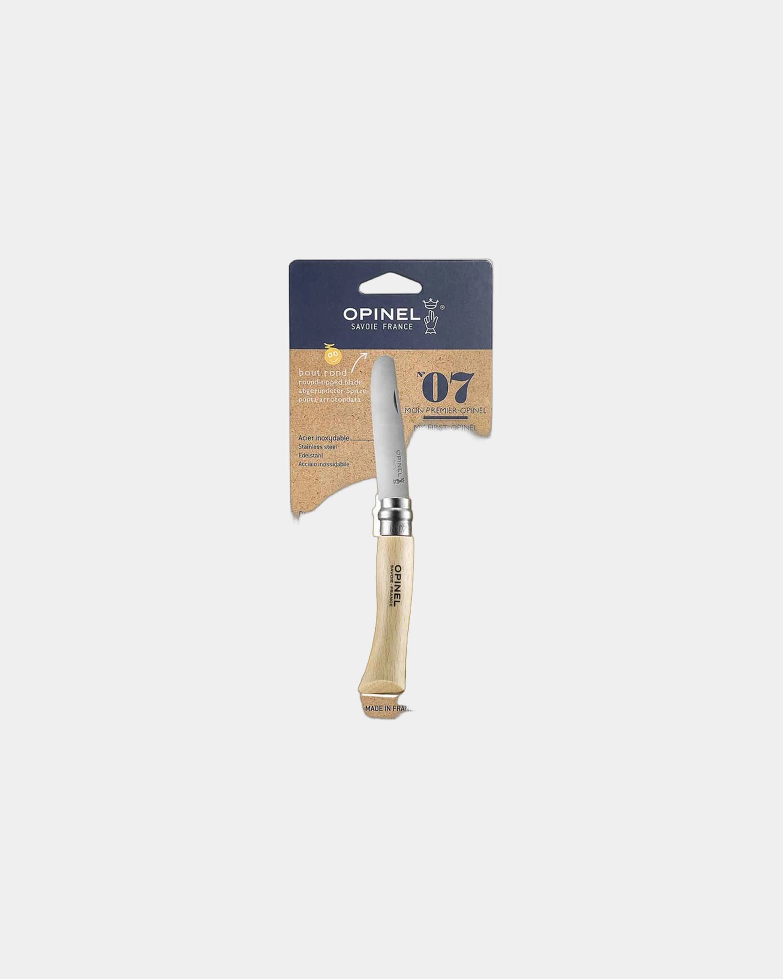 Couteau acier inoxydable Opinel Mon Premier à personnaliser - 1